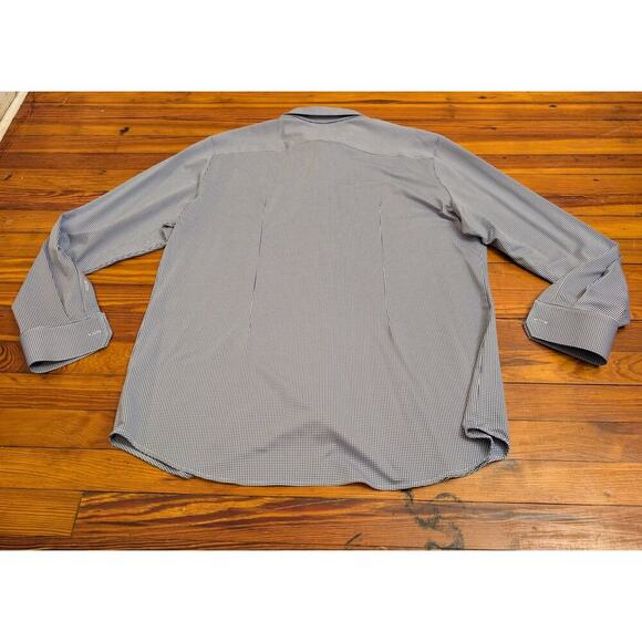 Mizzen Main Shirt Mens 2XL Trim Fit Blue Trim Fit Spinnaker Collection Plaid - Picture 2 of 7